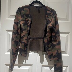 BCBGMaxAzria Brown Textured Sweater